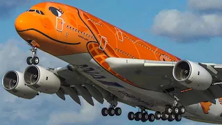 60 MINUTES PURE AVIATION - French planes only - AIRBUS A380, A330, A350 ... (4K)