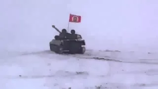 Работа самоходной артиллерии ЛНР  Ополчение Новороссии