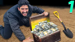EL SECUESTRADOR ENTIERRA EL COFRE CON $100.000