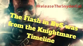 Zack Snyder Confirms BvS Flash Is From the Knightmare Timeline