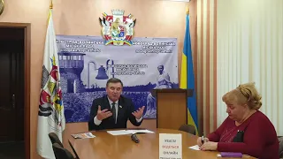 Пресконференція Новоград-Волинського міського голови Боровець М.П. Частина 1