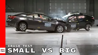 Small Car vs Big Car Crash Test