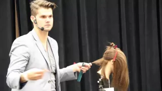 Teasing Haircut Technique SalonCentric Euro Show in Edison, NJ 2013 Dry Cutting Class with Matt Beck