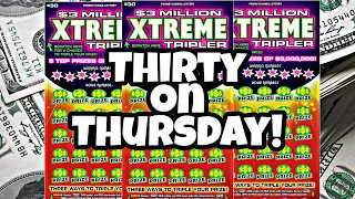Pa Lottery 🔴 Xtreme Tripler Scratch Off Tickets ~ $3,000,000 Jackpot! | Md Scratch Jedi