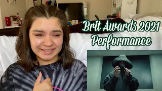 Save Your Tears - The Weeknd (BRIT Awards 2021) Performance REACTION | Dariana Rosales