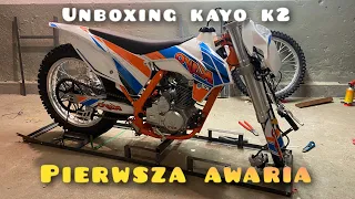 Unboxing Kayo K2 ! Składanie pierwsze odpalenie i pierwsza AWARIA