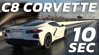Pushing the Limits: C8 CORVETTE's 10sec run with American Racing Header
