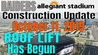 Las Vegas Raiders Allegiant Stadium Construction Update 10 11 2019