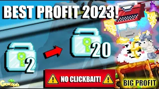 Growtopia | 2DL TO 20DL BEST PROFIT METHOD IN GROWTOPIA 2023 (NO FARMING) | HOW TO GET RICH FAST !!!