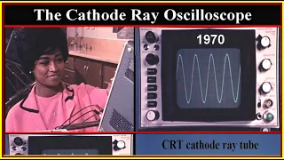 1970 Vintage Electronics- The CATHODE RAY OSCILLOSCOPE - CRT Tektronix 561A  HP 180A