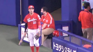 広島カープ菊池涼介　キャッチボール【2020年 プロ野球】