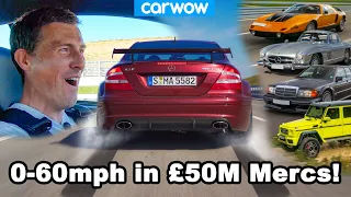 £50M of rare Mercedes launched 0-60mph! I can't believe they let me do this!