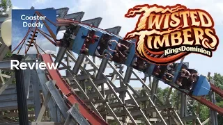 Twisted Timbers Review (Kings Dominion) RMC Hybrid Rollercoaster
