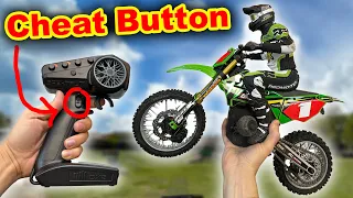 RC Motorbike Has Cheat Button