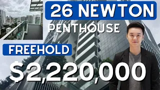 26 Newton FIRE SALE! $500k off Purchase Price l 5 Duplex Penthouse Tour l Singapore Freehold Condo