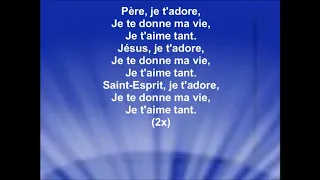 PÈRE JE T'ADORE - Jeunesse en Mission