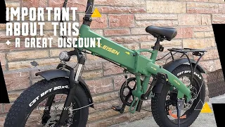 Insights about the GELEISEN  750W 20" Folding ebike