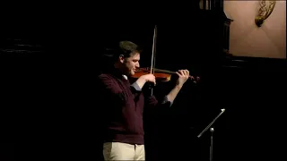 Vilsmayr Partita 1 for solo violin LIVE 2021