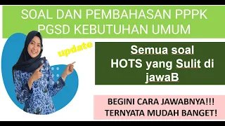 Kumpulan soal pppk umum p4 PGSD 2023