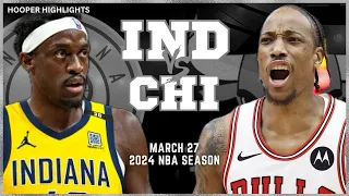 Indiana Pacers vs Chicago Bulls Full Game Highlights | Mar 27 | 2024 NBA Season