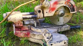 Restoration Hitachi C7FS sliding saw machine | Restore and reuse old hitachi C7FS multi-angle saws