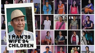 World Largest Family || Ziona || 39 Wife 94 Children... || Mizoram Man || 181 Members.