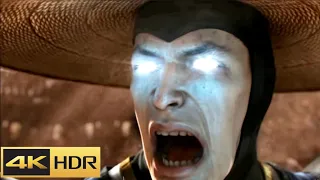 Future Raiden Fight future Shao Kahn Scene (2023) Mortal Kombat Cinematic Action