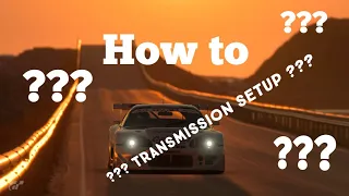 Gran Turismo 7 | GT7 How to set a base Gearbox ratio after Update 1.42