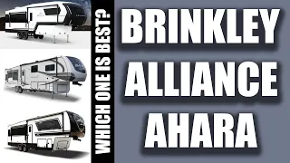 RV Comparison -  2024 Brinkley Z 3100 | Alliance Paradigm 310RL | East to West Ahara 365RL