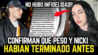 ¡¡LOS AMIGOS DE PESO PLUMA SALEN EN DEFENSA Y NIEGAN QUE HAYA ENGAÑADO A NICKI NICOLE!!