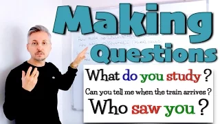 Lesson on how to MAKE QUESTIONS (order of words when making questions)