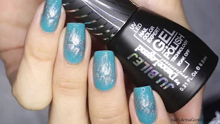 Nail design on wet gel polish with dotter and brush / Дизайн ногтей кистью и доттером по-мокрому