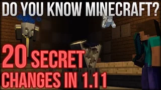 20 Secret Changes In Minecraft 1.11 - Do You Know Minecraft?