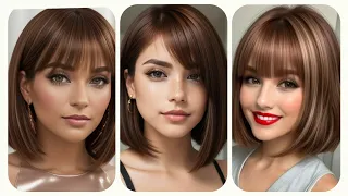 SUPER BOB - FROM LONG TO PRETTY BOB HAIRCUT WITH BANGS