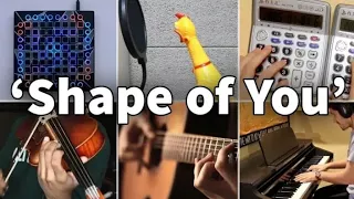 Who Played It Better 'Shape Of You' (Launchpad,Guitar,Piano,Violin,Chicken,Claculators)