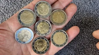 1000€ 2 euro's hunted. Collectable coins, Rare!