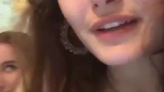 Ella Purnell Story with friend