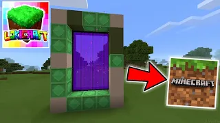 I Made A Portal To The Minecraft Pe Dimension In Lokicraft