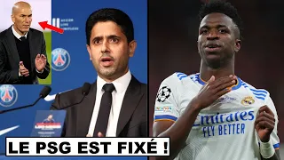 LE PSG CONNAIT ENFIN LA REPONSE DE ZIDANE POUR UNE ARRIVÉ ! / VINI A RECU UNE DEMANDE DU PSG ZI#1857