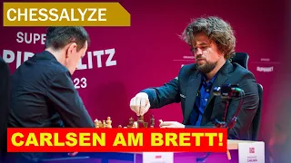 POLNISCH??? | Wojtaszek vs Carlsen | Grand Chess Tour 2023 Rapid Runde 1