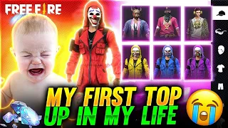 MY FIRST TOP-UP IN MY LIFE 😭 || EMOTIONAL STORY || GARENA FREE FIRE