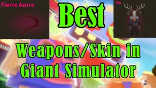 Best Swords and Skin in Giant Sim!!! Very fast tutorial!
