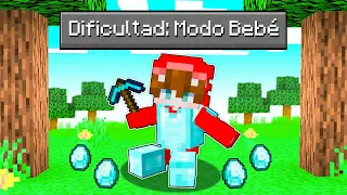 Minecraft Pero está en MODO BEBÉ