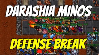 Tibia War - Funera - Darashia Minos Defense  - KROMMO GETS OUTPLAYED - Old Fight