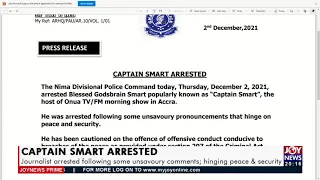 Captain Smart Arrested - Joy News Prime (2-12-21)