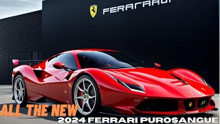 NEW 2024 Ferrari Purosangue! + SOUND! 715 HP SUV! Interior Exterior Walkaround in 4k