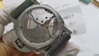 PANERAI P3001 Movement Seriously Oxidized Due To Water Intrusion, Refurbishment & Maintenance