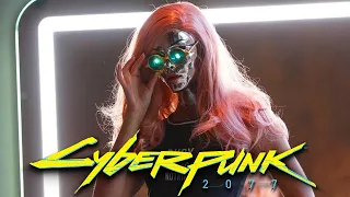 Cyberpunk 2077 Cosplay девушка робот lizzy wizzy