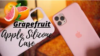 🍎 Iphone 11 Pro Max Silicone Case in GRAPEFRUIT | Unboxing & Color Comparison