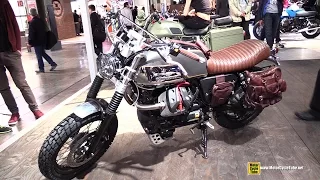 2015 Moto Guzzi V7 II Custom Bike - Walkaround - 2014 EICMA Milano Motocycle Exhibition
